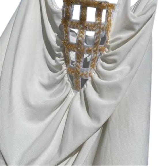 Cream Halter deb - Picture 6 of 13